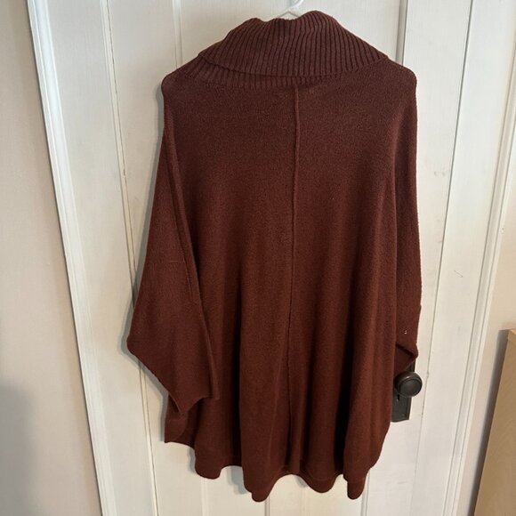 | LOFT | Funnel Neck Burnt Orange\ Sweater - Picture 5 of 6